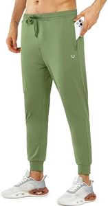 NORTHYARD Men's Joggers Pants with Zipper Pockets Lightweight Sweatpants Athletic Running Workout Track Pants for Men LODENFROST 3XL
