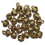 UAPAN Brass Ghungroo Ankle Bells loose beads (100 Nos)