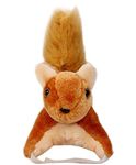 Tickles 1 Pcs Squirrel Curtain Holder Soft Plush Toy Curtain Tiebacks Holder Clip for Children Living Room Decoration Accessories Window Curtain Decorations (Color: Brown Size: 20 cm)