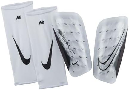 NIKE DN3611-100 NK MERC LITE - FA22 Shin Guards Unisex Adult White/White/Black Size M