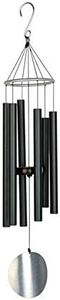 Nature's Melody Aluminum Wind Chime (42 inch, Silver Black)
