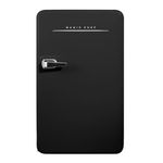 Magic Chef 3.2 Cu Ft Compact Refrigerator - Manual Defrost Retro Refrigerator, Black