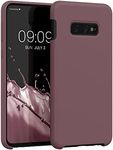 kwmobile Case Compatible with Samsung Galaxy S10e Case - TPU Silicone Phone Cover with Soft Finish - Grape Purple