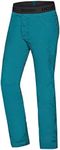 Ocun Men’s Mania Pants & Jeans | Lightweight Breathable Pants for Rock Climbing and Bouldering, Turquoise Deep Lagoon, Large
