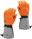 ORORO Heated Gloves for Women and Men, Rechargeable Heated Motorcycle Ski Gloves (Charger Not Included) (Grey,L)