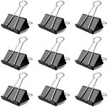 60 Pcs 25mm Mini Binder Clips, Blac