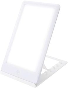 Wakects Lampada di fototerapia SAD, lampada 32000 Lux con 3 modalità di luminosità, lampada simulante a luce naturale per disturbo affettivo stagionale