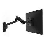 Ergotron – MXV Single Monitor Arm, VESA Wall Mount – for Monitors Up to 34 Inches, 7 to 20 lbs – Matte Black