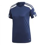 adidas Women's Squad 21 Jsy W JERSEY SHORT SLEEVE , Team Navy Blue/White, M UK