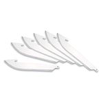 Outdoor Edge Cutlery Corp Razor-Lite Replacement Blades, 6-Pack Silver