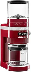 KitchenAid Burr Coffee Grinder - KCG8433 - Empire Red, 10 Oz