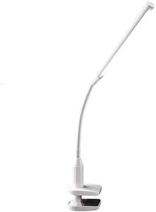 Daylight Company Unolamp Clamp Light, Touch Dimmable Desk Lamp, 4 Brightness Level, Ideal for Hobbies, Art, Beauty Salons, Reading and More, White