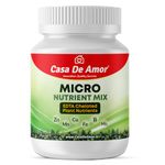 Casa De Amor Micro Nutrient Mix 150gm for Plants - EDTA Chelated Formula - Zinc, Boron, Iron, Manganese and more - 100% Water Soluble (Pack of 1)