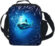 CARBEEN 3D Animal Shark Insulated Lunch Box Cooler Bag (Shark)