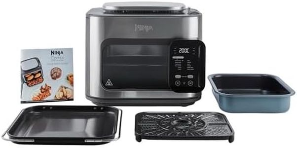 Ninja Combi 12-In-1 Multi-Cooker, Oven & Air Fryer, 12 Cooking Functions, Make 15 Minute* Family-Size Meals, Includes Bake Tray, Pan, & Recipe Guide, Grey, SFP700UK