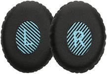 kwmobile Ear Pads Compatible with Bose On-Ear 2 (OE2 & OE2i) / SoundTrue Earpads - 2X Replacement for Headphones - Black