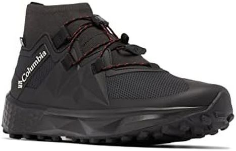 Columbia Men's Facet 75 Alpha Outdry Hiking Shoes, Black, Cloud Grey, US 10