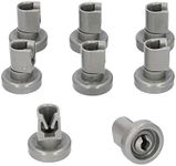 8 X Universal Dishwasher Upper Basket Wheels Compatible With Electrolux, AEG, Zanussi, Tricity Bendix - Replacement Parts for Dishwasher Upper Baskets SL6124, ESL6125, ESL6142, ESL6115