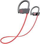 Wireless Bluetooth Headphones, Otium™ Beats Wireless Sports Earbuds Sweatproof Portable Stereo Mini Earpiece Lightweight Headsets With Microphone Red