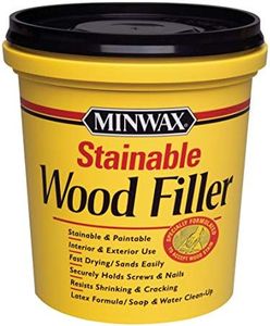 16 oz Minwax 42853 Natural Stainable Wood Filler Interior/Exterior Wood Filler