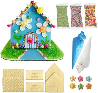 Daisy Lane Insta-House™ by Bakery Bling™ | Spring Easter House Cookie Decorating Kit for Kids & Families – Nut-Free, Kosher, No-Bake DIY Cookie House Activity