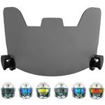 Zoviura Football Visor, Visor for Helmet with High Clarity, Impact Resistant Football Helmet Visor, Easy Install Visor Football for Youth&Adult Football Gear