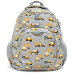 Jan & Jul Little Xplorers Kids' Backpack (Grey Construction, One Size)