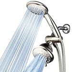 HotelSpa® 42-Setting Ultra-Luxury 3 Way Shower-Head/Handheld Shower Combo with Patented On/Off Pause Switch by Top Brand Manufacturer (Brushed Nickel)