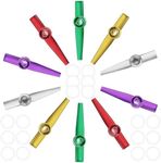 Bercoor 10 PCS Kazoos Musical Instr