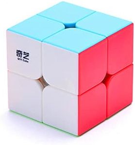 CuberSpeed Qiyi Qidi S 2x2 Stickerless Magic Cube MoFangGe MFG qidi s 2x2x2 Color Speed Cube