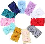 Toptim Baby Girl's Headbands and Bows for Newborn Infant Toddler Photographic Accessories (Rabbit Ear 20 Pack)