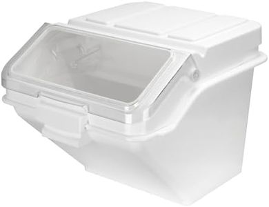 WELKOR 88LB Airtight Flour Storage Container With Scoop for Dry Food, Sugar, Baking Supplies,Rice.BPA Free Ingredient Storage Bin，Pet Food Storage Container Dog Cat Birds Food Bin (88 LB)