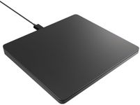 Doohoeek Wired Trackpad Muti-Touch, Upgraded Matte Glass Metal Touchpad with High Precision Portable USB Mouse Pad for Windows 7/10/11 Laptop Notebook PC Computer, Black