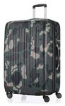 HAUPTSTADTKOFFER - Spree - Carry on Luggage Suitcase Hardside Spinner Trolley Expandable 55 cm TSA, Camouflage