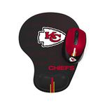 SOAR NFL Wireless Mouse and Mouse Pad, Kansas City Chiefs