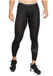 Nike Pro Dri-FIT Men's Tights, Black/White, Large