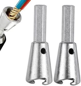 Wire Twister Tool for Drill, 2026 Upgrades Wire Nut Twister for Drill Profession Electricians Tool, Multifunctional Wire Twisting Tool Wire Twister Wire Connector (2 PCS)