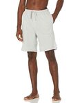 Amazon Essentials Men's Knit Pajama Short, Light Gray Heather, X-Large