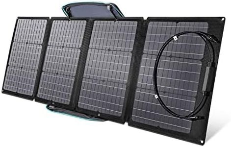 EF ECOFLOW 110W Portable Solar Panel, Foldable with Carry Case, High 23% Efficiency, IP68 Water & Dustproof Design for Camping, RVs, or Backyard Use
