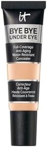 IT Cosmetics Bye Bye Under Eye Concealer (Light Buff) - Waterproof, Full Coverage Brightening Concealer For Dark Circles, Fine Lines, Redness & Discoloration, Anti-Aging, 24H Wear - 0.4 fl oz