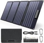 Foldable 40W Solar Power Charger, Portable Solar Panel for Power Station Generator, Watrerproof Solar Charger with QC 3.0 and USB-C for iPhone, Ipad, Laptop for Outdoor Camping Van RV Trip