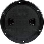 SEAFLO 8" Black Boat Round Non Slip Inspection Hatch w/Detachable Cover