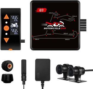 VSYSTO Motorcycle Dash Cam – 1080P Front & Rear, GPS, WiFi, Waterproof, Night Vision