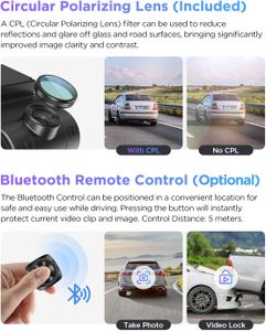 VIOFO A229 Pro 3-Channel 4K HDR Dash Cam – STARVIS 2, WiFi, GPS, 24H Parking
