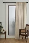 Solino Home European Flax Linen Curtain Champagne Beige, 52 x 144 Inch Light Filtering Rod Pocket Curtain 144 Inches Long, 100% Pure Linen Window Treatment for Living Room, Bedroom