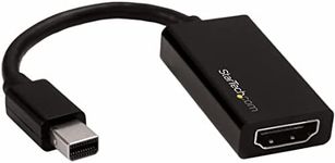 StarTech.com Mini DisplayPort to HDMI Adapter - Active mDP 1.4 to HDMI 2.0 Video Converter - 4K 60Hz - Mini DP or Thunderbolt 1/2 Mac/PC to HDMI Monitor/TV/Display - mDP to HDMI Dongle (MDP2HD4K60S)