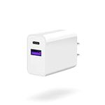 USB C Charger, Apple Watch Charger Block, Dual Port Type C iWatch Charger Block Adapter Compatible for Apple Watch Series 9 8, iPhone 15/15 Pro/15 Pro Max