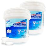 Pack of 2 King Size Chlorine Puck Stabilized (6 Kg) by Pool Supplies Canada