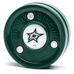 Green Biscuit NHL Teams Original Passing/Handling Training Puck (Dallas Stars) - Off-Ice/Street Hockey Puck