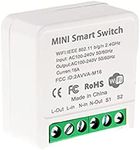 KUNLONGSKY Mini Smart WiFi Relay Switch, DIY Light Switch Module Smart Life/Tuya Application, Wireless Remote Control